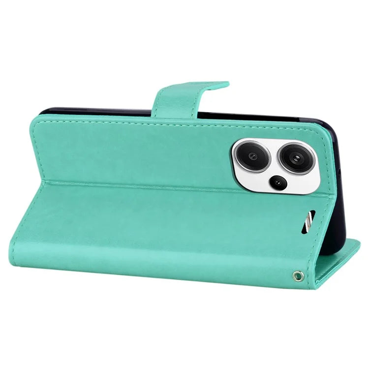 For Xiaomi Redmi Note 13 Pro+ 5G Case Wallet Leather Cover Rhinestone Decor