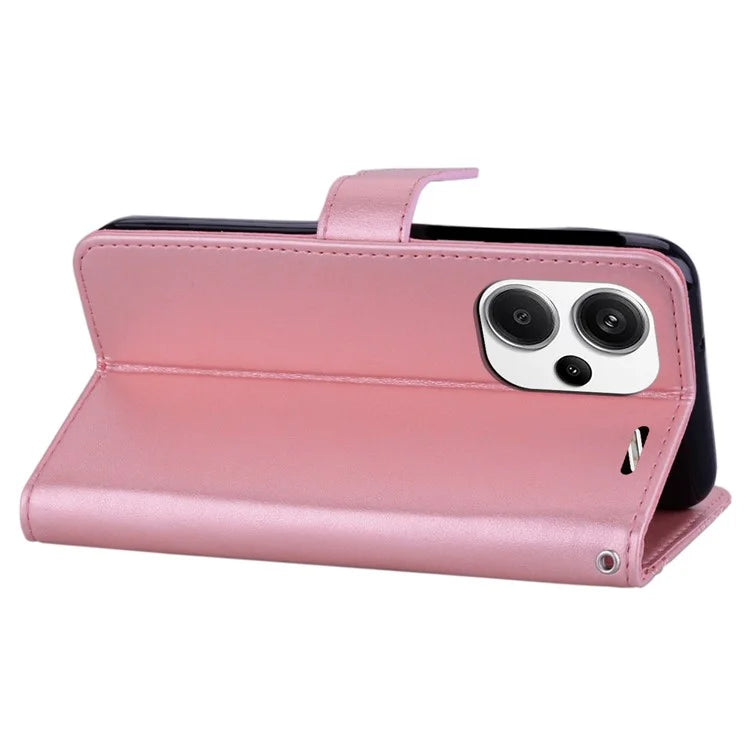 For Xiaomi Redmi Note 13 Pro+ 5G Case Wallet Leather Cover Rhinestone Decor