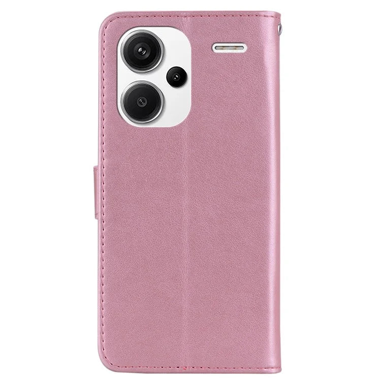 For Xiaomi Redmi Note 13 Pro+ 5G Case Wallet Leather Cover Rhinestone Decor