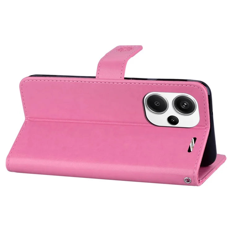 For Xiaomi Redmi Note 13 Pro+ 5G Case Wallet Leather Cover Rhinestone Decor