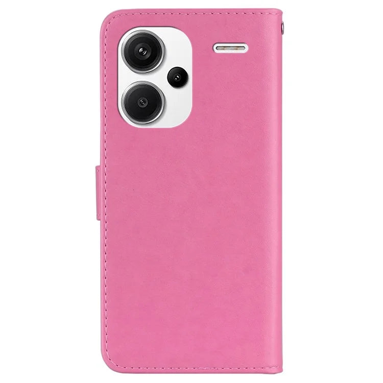 For Xiaomi Redmi Note 13 Pro+ 5G Case Wallet Leather Cover Rhinestone Decor