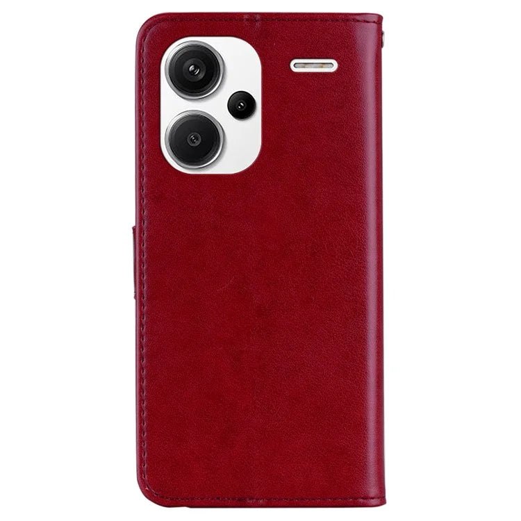 For Xiaomi Redmi Note 13 Pro+ 5G Case Wallet Leather Cover Rhinestone Decor