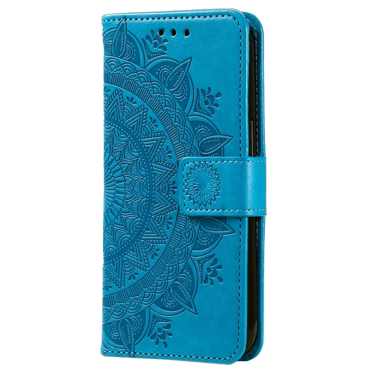 For Xiaomi Redmi Note 13 Pro+ 5G Case Mandala Flower Imprinted PU Leather Flip Cover