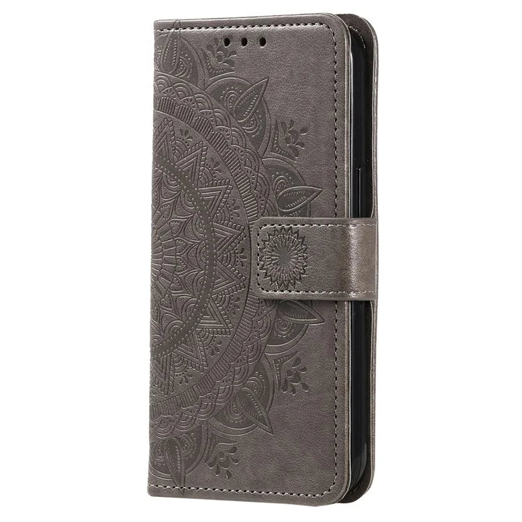 For Xiaomi Redmi Note 13 Pro+ 5G Case Mandala Flower Imprinted PU Leather Flip Cover