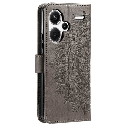 For Xiaomi Redmi Note 13 Pro+ 5G Case Mandala Flower Imprinted PU Leather Flip Cover