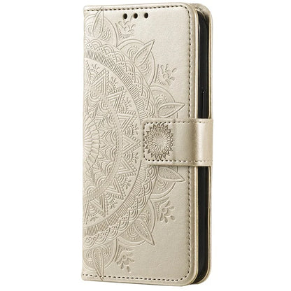 For Xiaomi Redmi Note 13 Pro+ 5G Case Mandala Flower Imprinted PU Leather Flip Cover