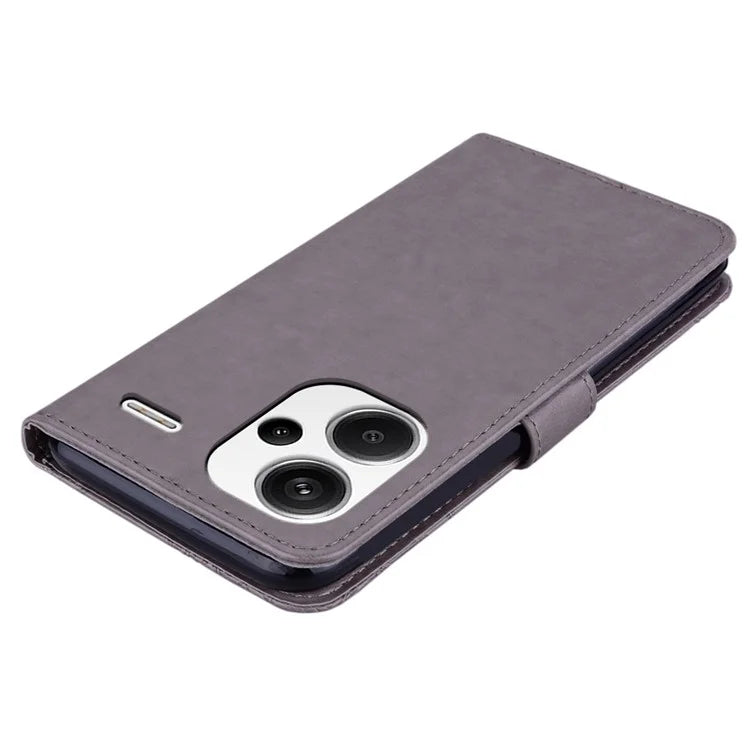 For Xiaomi Redmi Note 13 Pro+ 5G Leather Case Owl Imprinted Wallet Phone Cover Stand