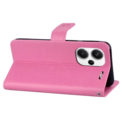 For Xiaomi Redmi Note 13 Pro+ 5G Leather Case Owl Imprinted Wallet Phone Cover Stand