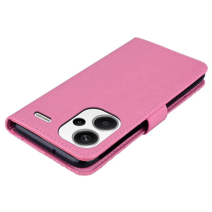 For Xiaomi Redmi Note 13 Pro+ 5G Leather Case Owl Imprinted Wallet Phone Cover Stand