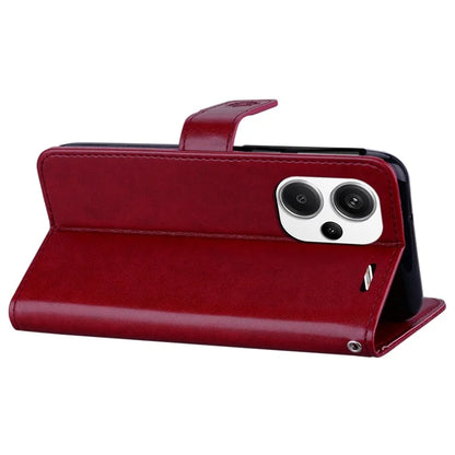 For Xiaomi Redmi Note 13 Pro+ 5G Leather Case Owl Imprinted Wallet Phone Cover Stand