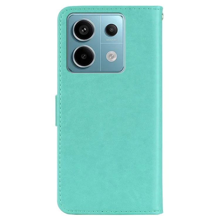 For Xiaomi Redmi Note 13 Pro 5G / Poco X6 5G PU Leather Case Owl Pattern Wallet Phone Cover