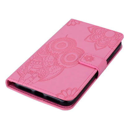 For Xiaomi Redmi Note 13 Pro 5G / Poco X6 5G PU Leather Case Owl Pattern Wallet Phone Cover