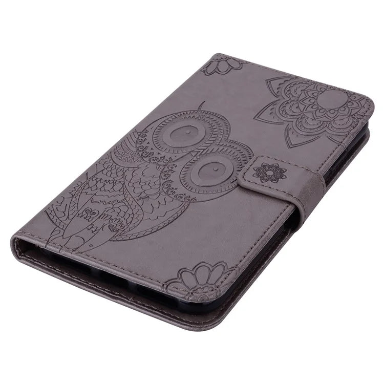 For Xiaomi Redmi Note 13 Pro 5G / Poco X6 5G PU Leather Case Owl Pattern Wallet Phone Cover