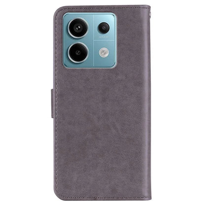 For Xiaomi Redmi Note 13 Pro 5G / Poco X6 5G PU Leather Case Owl Pattern Wallet Phone Cover