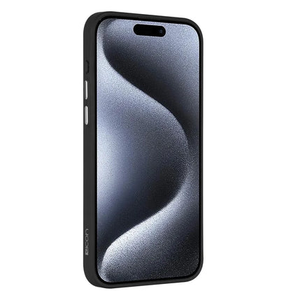 ICON For iPhone 15 Pro Max TPU+PC Case Compatible with MagSafe Carbon Fiber Texture Slim Phone Cover