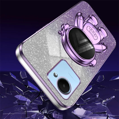 For Realme C30s 4G / C30 4G Cases Shockproof Kickstand PC+TPU Cover Electroplating Phone Shell