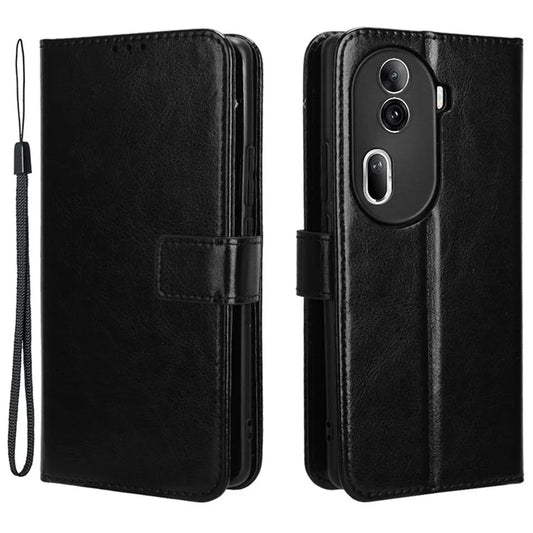 For Oppo Reno11 Pro 5G (Global) / Reno11 (China) 5G Wallet Phone Case Crazy Horse Texture Leather Cover