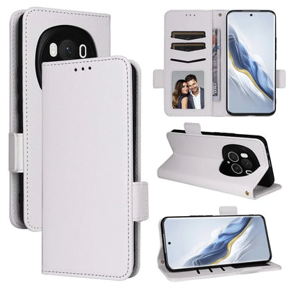 For Honor Magic6 Pro 5G Phone Case PU Leather Wallet Magnetic Clasp Drop-proof Cover