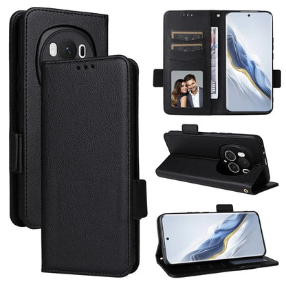 For Honor Magic6 Pro 5G Phone Case PU Leather Wallet Magnetic Clasp Drop-proof Cover