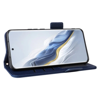 For Honor Magic6 Pro 5G Phone Case PU Leather Wallet Magnetic Clasp Drop-proof Cover