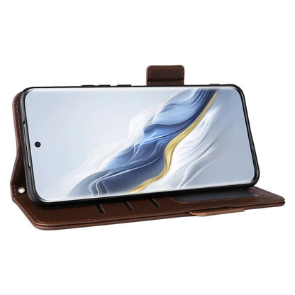 For Honor Magic6 Pro 5G Phone Case PU Leather Wallet Magnetic Clasp Drop-proof Cover