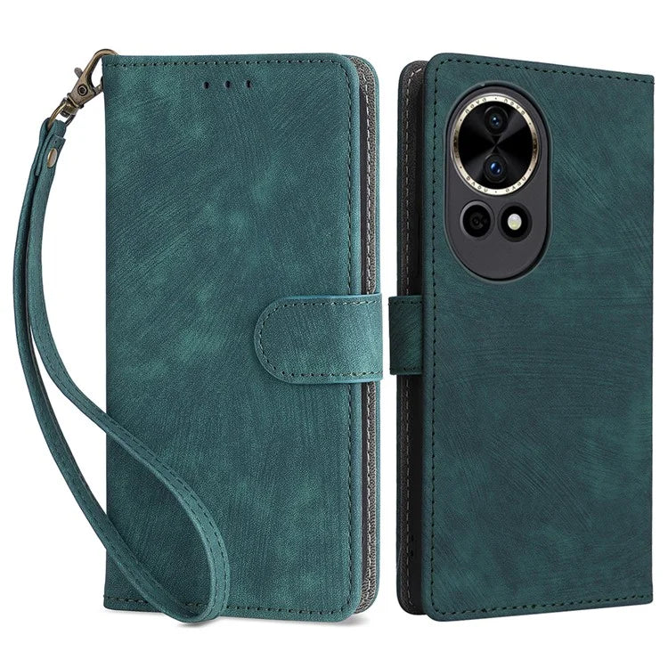 For Huawei nova 12 5G Phone Case RFID Blocking Wallet PU Leather Shockproof Cover