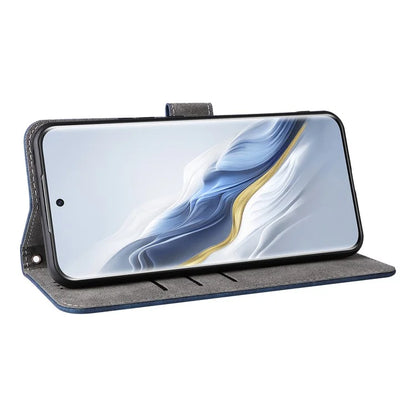 For Honor Magic6 5G Cell Phone Case RFID Blocking Drop Protection Wallet Cover with Hand Strap