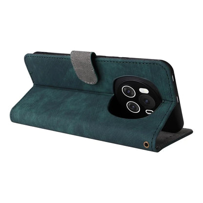 For Honor Magic6 5G Cell Phone Case RFID Blocking Drop Protection Wallet Cover with Hand Strap