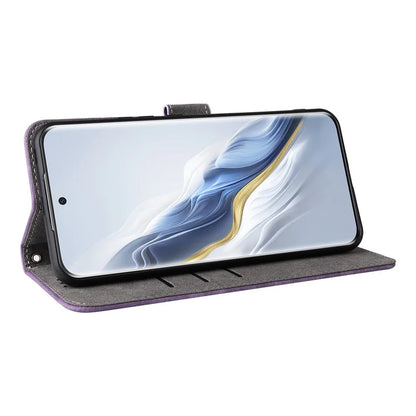 For Honor Magic6 5G Cell Phone Case RFID Blocking Drop Protection Wallet Cover with Hand Strap