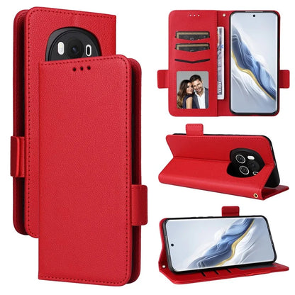 For Honor Magic6 5G Cell Phone Case Litchi Texture Wallet Folio Leather Cover
