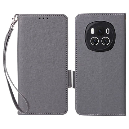 For Honor Magic6 5G Cell Phone Case Litchi Texture Wallet Folio Leather Cover