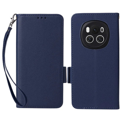 For Honor Magic6 5G Cell Phone Case Litchi Texture Wallet Folio Leather Cover