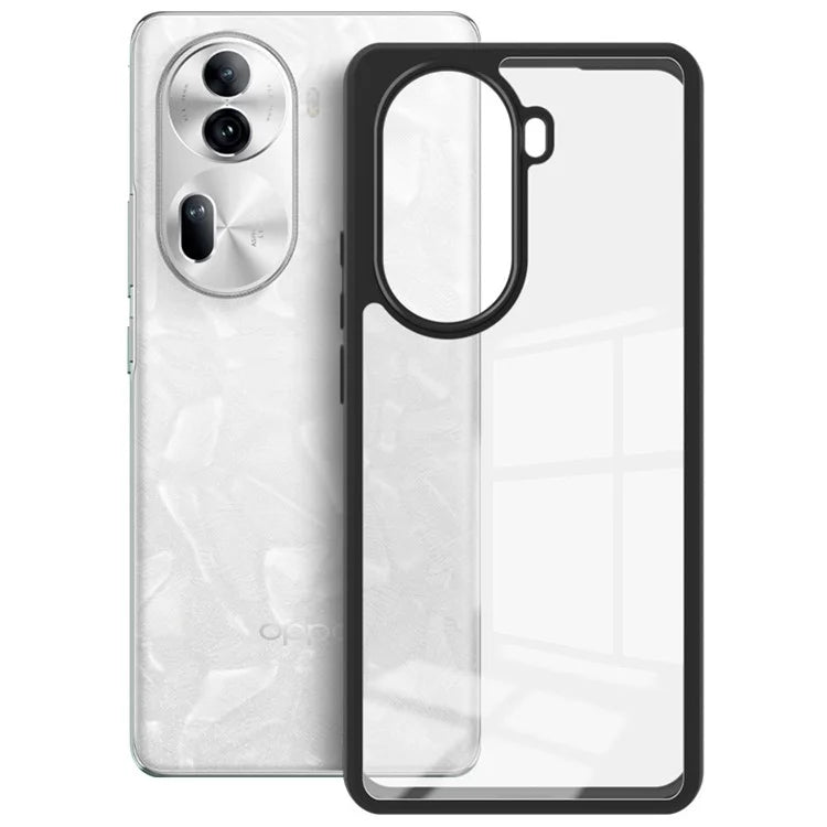 IMAK UX-9A Series for Oppo Reno11 (China) 5G / Reno11 Pro 5G (Global) Case Anti-Drop Clear PC+TPU Phone Cover
