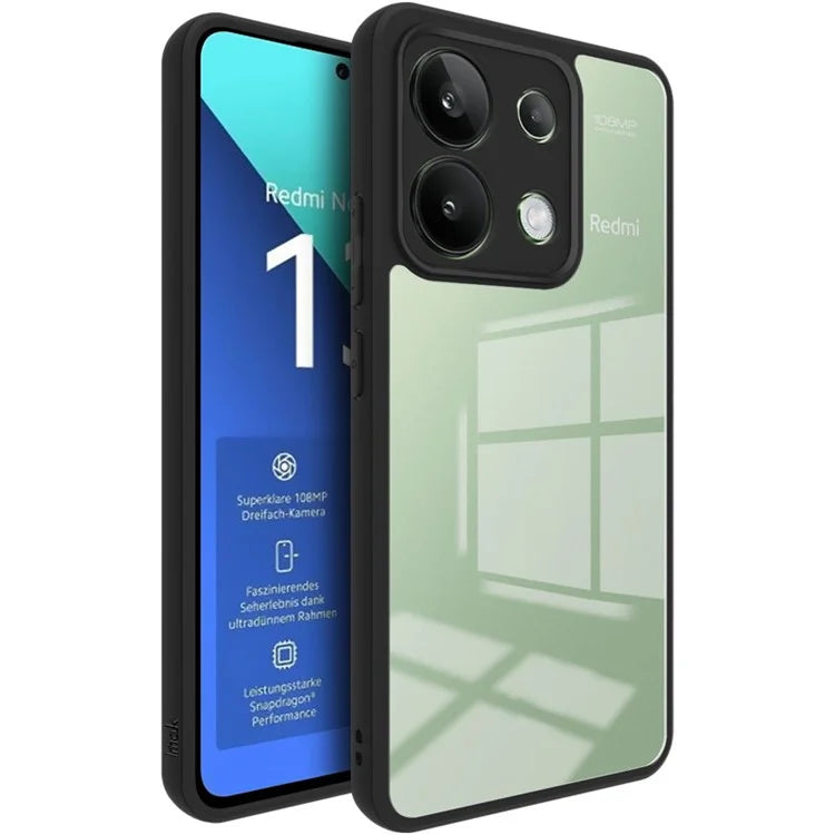 IMAK UX-9A Series for Xiaomi Redmi Note 13 4G Clear Case Anti-Drop PC+TPU Phone Cover