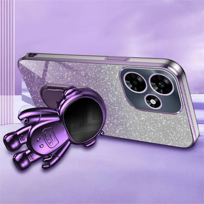 For Transsion Infinix HOT 30 Play / Transsion Infinix HOT 30 Play NFC Case Glitter Powder Kickstand PC+TPU Phone Cover