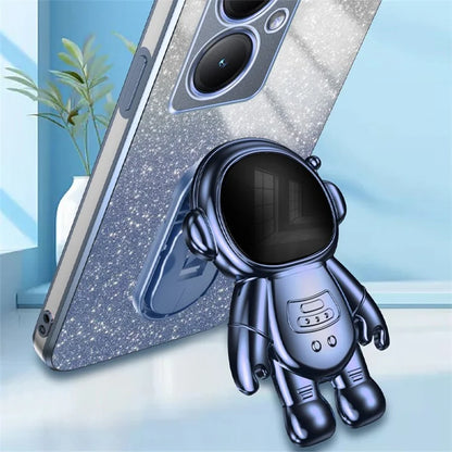 Dustproof Phone Case for vivo Y35m+ 5G / Y35+ 5G / Y27 4G Cover Stable Kickstand PC+TPU Phone Shell