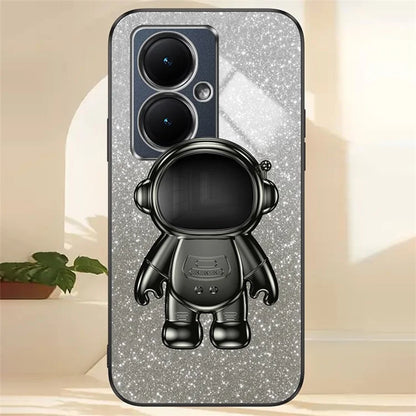 Dustproof Phone Case for vivo Y35m+ 5G / Y35+ 5G / Y27 4G Cover Stable Kickstand PC+TPU Phone Shell