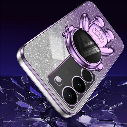 Slim-Fit Phone Case for vivo S17 Pro 5G / S17 5G Anti-Scratch Phone Shell Kickstand PC+TPU Cover