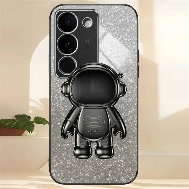 Slim-Fit Phone Case for vivo S17 Pro 5G / S17 5G Anti-Scratch Phone Shell Kickstand PC+TPU Cover