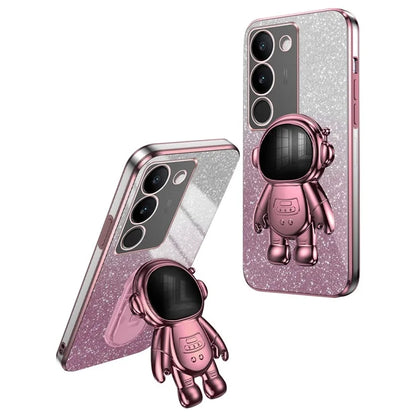 Slim-Fit Phone Case for vivo S17 Pro 5G / S17 5G Anti-Scratch Phone Shell Kickstand PC+TPU Cover