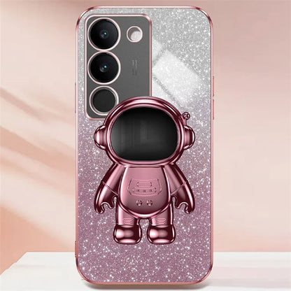 Slim-Fit Phone Case for vivo S17 Pro 5G / S17 5G Anti-Scratch Phone Shell Kickstand PC+TPU Cover