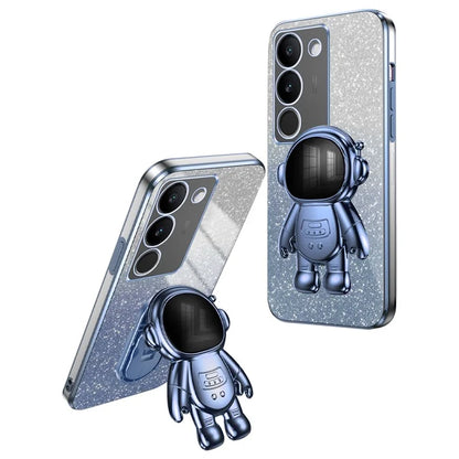Slim-Fit Phone Case for vivo S17 Pro 5G / S17 5G Anti-Scratch Phone Shell Kickstand PC+TPU Cover