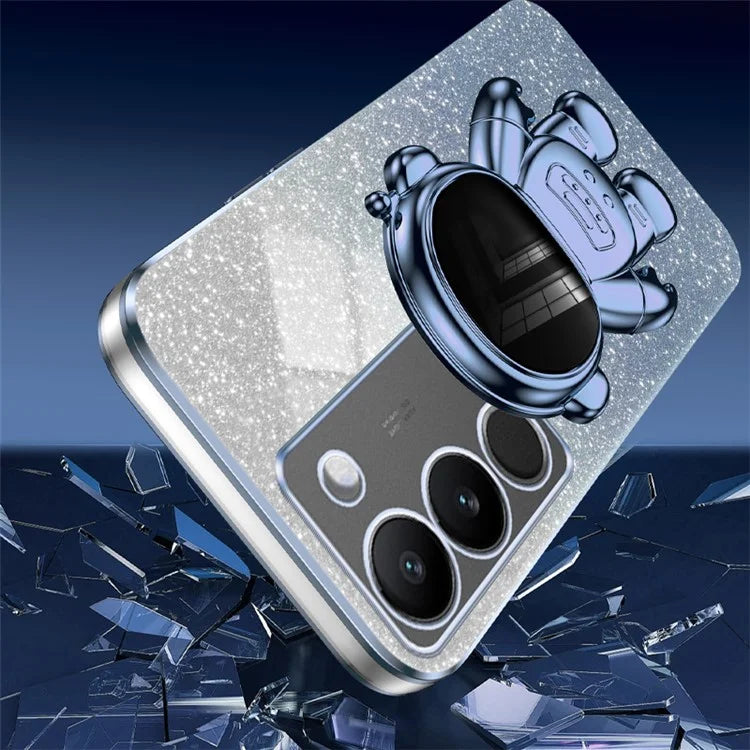 Slim-Fit Phone Case for vivo S17 Pro 5G / S17 5G Anti-Scratch Phone Shell Kickstand PC+TPU Cover