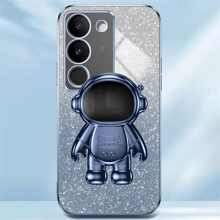 Slim-Fit Phone Case for vivo S17 Pro 5G / S17 5G Anti-Scratch Phone Shell Kickstand PC+TPU Cover