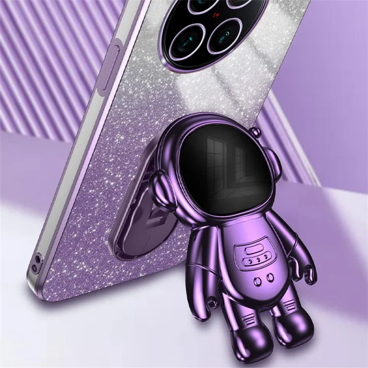 For vivo X90 Pro+ 5G Electroplating PC+TPU Cell Phone Case Dustproof Kickstand Cover
