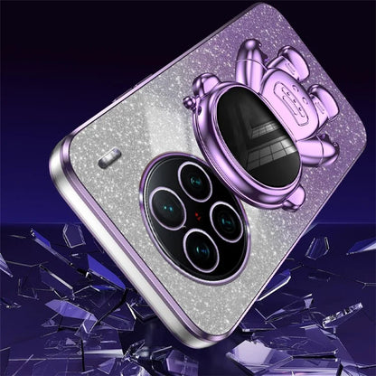 For vivo X90 Pro+ 5G Electroplating PC+TPU Cell Phone Case Dustproof Kickstand Cover