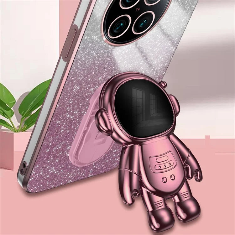 For vivo X90 Pro+ 5G Electroplating PC+TPU Cell Phone Case Dustproof Kickstand Cover