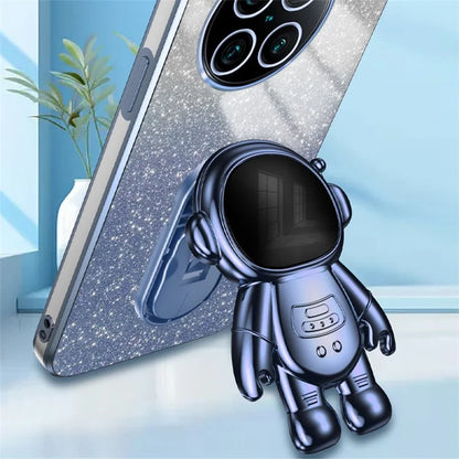 For vivo X90 Pro+ 5G Electroplating PC+TPU Cell Phone Case Dustproof Kickstand Cover