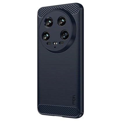 MOFI JK TPU Series-1 For Xiaomi 14 Ultra TPU Case Protective Phone Cover Carbon Fiber Texture