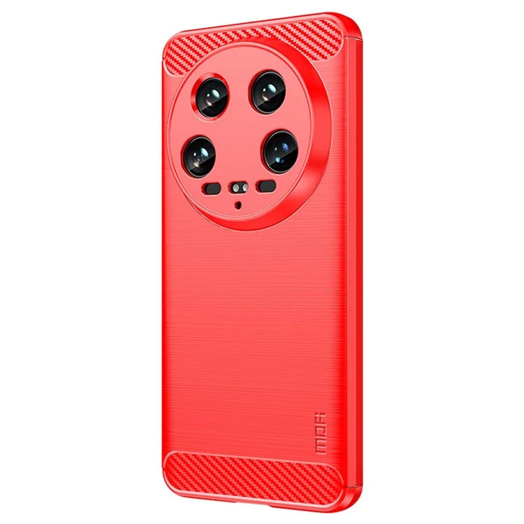 MOFI JK TPU Series-1 For Xiaomi 14 Ultra TPU Case Protective Phone Cover Carbon Fiber Texture